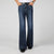 Jeans Men Casual Solid Colour Flared Trousers Fashion Streetwear Wide Leg Pants Loose Pocket Boot Cut Jeans Punk Pants Plus Size