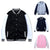 Baseball Jacket Man Solid Color Coat Single Breasted Cardigan Tracksuit Harajuku Long Sleeves Sweatshirt Plus Size Men Clothing