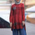 Muslim Blouse Islamic Clothing ZANZEA Women Grid Tunic Tops Casual Vintage Check Blouse Retro Chemise 2022 Loose Printed Blusas