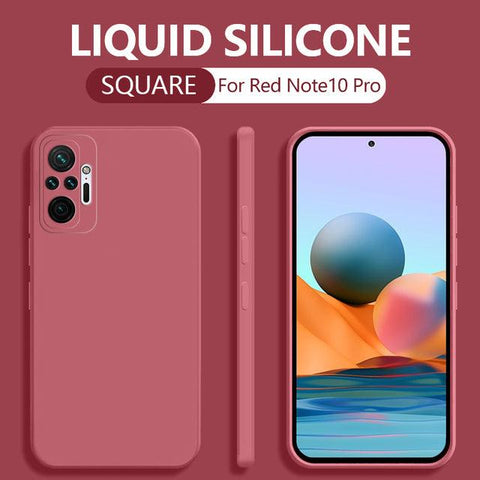 Liquid Silicone Case For Xiaomi 11T Mi 9T A3 Lite Poco X3 NFC M3 Soft Cover For Xiaomi Redmi Note 9s 9 8 10 11 Pro 7 10T 11s - ElitShop