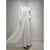 AB084 Long Dress White Abaya Ramadan Clothes Muslim Woman Prayer Outfit 2 Piece Set Veil Female Arabic Kaftan With Inner 2022