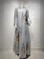 AB104 Long Saudi Arabian Abaya Ramadan Clothes Muslim Woman Prayer Outfit Veil Female Robe Arabic Luxurious Evening Dress 2022