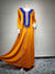 Orange Free Shipping Djellaba Moroccan Woman Jalabiya Dress Feather Turkey Wears Latest Gown For Ladies Long Robe Kabyle Female