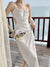 Summer Women&#39;s Sexy Backless Midi Dress Female Spaghetti Strap Drawstring Slim Vestidos Ladies Fashion Beach Holiday Dress