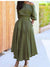 Spring Autumn Sexy Diagonal Collar Boho Dress New Fashion Casual Green Black Lace Up Elegant Maxi Dresses For Women Robe Femme