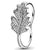 Original 925 Sterling Silver Lavish Sparkle Cosmic Lines Angel Wings Feathers Leaves Ring For Women Gift Pandora DIY Jewelry
