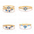 CANNER Blue Flower Horse Eye Zircon Ring 925 Sterling Silver Luxury Fine Jewelry Rings For Women Wedding Anillos Bague Bijoux