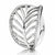 Original 925 Sterling Silver Sparkling Swirling Snake Hollow Leaves Shards Of Sparkle Ring For Women Gift Pandora DIY Jewelry