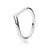 Original 925 Sterling Silver Four Claw Timeless Elegance With Crystal Rings For Women Wedding Party Gift Pandora Jewelry