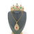 Arab Wedding Jewelry Set Robe Waist Chain Women&#39;s Hair Jewelry Heart Shape Jewel Pendant Necklace Moroccan Wedding Metal Belt