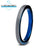 3MM Blue Women&#39;s Tungsten Carbide Wedding Rings Engagement Domed Bands Brushed Finished Comfort Fit