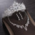 Zircon Bridal Jewelry Set Wedding Bride Jewelry Set Wedding Accessories Bridal Headwear Crystal Crowns and Tiaras Necklace Set