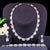 Pera Gorgeous Princess Cut Cubic Zirconia Women Chocker Necklace Earrings Bracelets for Bridal Wedding Party Jewelry Sets J404