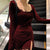 Square Neck Lace Patchwork Bodycon Black Dress Women Elegant Cotton Fashion Side Split Autumn Dress Mini Ladies Basic