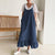 Fashion ZANZEA Women Denim Blue Sundress Summer Vintage Ruffles Casual Straps Solid Midi Vestidos Sarafans Overalls Dress S-