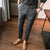 Spring New Striped Suit Pants Dress Men Clothing 2022 Simple All Match Slim Fit Casual Office Trousers Business Formal Wear 36