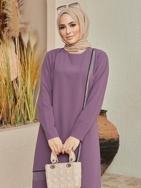 Women Chain Tunic Pants Suit Muslim Islamic Hijab Clothing Modern Stylish Elegant Plus Size Fashion High Quality Made in Turkey - ElitShop