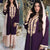 Elegant Purple Long Dress Women&#39;s Clothing For Veils Turkish Muslim Abaya Ramadan Jalabiyat Embroidery Khimar Female Robe Arabic