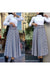 Female Crash Patterned Skirt Women Muslim Tall Skirt 2022 Fashion