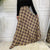 Big Swing Scottish Skirt Women Jilbab Caftan Hijab Abaya Dubai Kaftan Turkey Dress Muslim Clothes Vintage Ramadan Islam Skirts