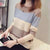 Spring Summer New knit Sweater Women Korean Matching Loose Striped Long-Sleeve Bottoming Pullover Thin Tops Female