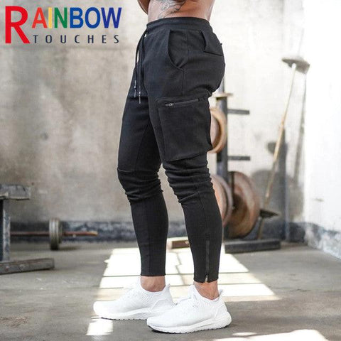 Rainbowtouches Mens Tracksuit Pants Slim Pencil Pants Sports Casual Printing Pants Cotton Superior Quality Gym Trousers Men Pant - ElitShop