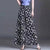 Lucyever Oversized Wide Leg Pants for Women Vintage Floral Print Loose Straight Trousers Womens Fashion High Waist Casual Pants