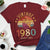 Vintage 1980 Limited Edition Woman Tshirts Retro 42nd 42 Years Old Birthday Party Gift Ladies T Shirts Summer Women Fashion Top