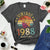 Vintage 1988 Women T Shirt 34th 34 Years Old Birthday Party Gift Mom Wife Girlfriend Tshirt Retro Top Black Clothes Dropshipping