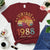 Vintage 1988 Women T Shirt 34th 34 Years Old Birthday Party Gift Mom Wife Girlfriend Tshirt Retro Top Black Clothes Dropshipping