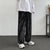 Men&#39;s Joggers Leggings Pants Man Black Comfortable Pant Casual Streetwear Loose Trouser Trendy Pants Polyester