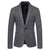 2022 Autumn Spring Men Casual Suit Blazer High Quality Jacket Fashion Plaid Print Slim Fit Warm Blazer Coat Male Woolen Coat