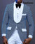 England Style Men Single Button Blazer Coats Spring Pattern Print Gentlemen Outerwear &amp; Jackets landuxiu