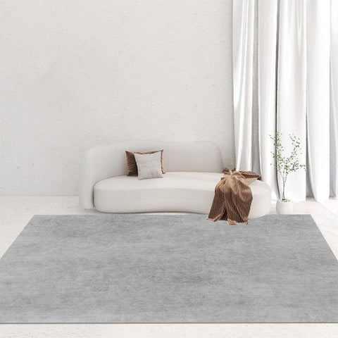 Modern Nordic Solid Color Simple Carpet Living Room Sofa Bedroom Home Large Area Rug Japanese Decorative Floor Mat Customization - ElitShop