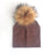 autumn children&#39;s infant toddler  raccoon faux fur pompom hat cap for Kids baby boys girl cotton newborn props hat beanie