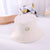 Spring Autumn Baby Bucket Hat Child Cotton Breathable Cat Embroidery Double-sided Fisherman Hats Boy Girl Outdoor Sun Cap