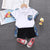 New 2022 Baby Summer Clothing Toddler Children Sport Boys Causal T-shirt+Shorts 2pc/Sets Fashion Infant Clothes Tracksuit