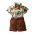 top and top Fashion Summer New Baby Boy Formal Clothing Set New Matching Clothes  Sister Dress Outfits Set