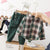 2Pcs/sets Children Baby Boys Girls Clothes Infant Gentleman Thick Velvet Plaid Shirt Pants Toddler Clothing Kids Suits