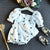 Baby Spring Clothes Summer New Girl Set Fashion Embroidery Bud Shorts Two-piece Suit 3-7Y Sweet Girls Casual Children&#39;s Clothing
