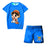 Summer Boys Girls Outfits One pieces Game Children Clothing Kids Tshirt Pants 2pcs Set Kids Baby Funny Casual Sports Suit 4-14T