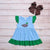 Babi Girl Dress suit One-Piece Cotton Summer Duck Clothes New Style Lace Dress Sleeveless Set Bow 2pcs Outfits