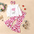 Baby Long Sleeve T-shirt Tops + Flared Pants + Bow Headband, Valentine&#39;s Day Heart Pattern Pullover Elastic Waist Trousers 9M-3Y
