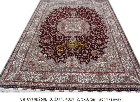 carpet handmade persian silk rugs carpet rug European - style living room carpet luxury - grade European - style carpet - ElitShop