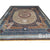 Persain Carpet Hand Made Silk Rug Sun Floral  Design Floor Mat Silk Carpet living room 8x11 Foot