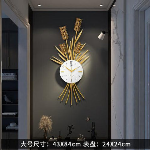Industrial Golden Big Watch Wall Arabic Bedroom Luxury Nordic Decor Home Decor Creative Horloge Murale Watch Wall Free Shiping - ElitShop