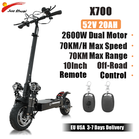 60V 5600W Dual Motor Electric Scooter 80KM/H Scooter Elecric 11&quot; Off Road E Scooter Foldable Electric Scooters adults with Seat - ElitShop