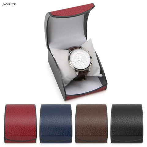 JAVRICK Luxury Wristwatch Box Display Case Gift For Jewelry Bracelet Faux Leather Holder NEW - ElitShop
